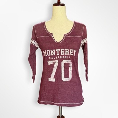 MV Sports Retro Jersey Style Women's ''Monterey California''  M Preppy Vintage