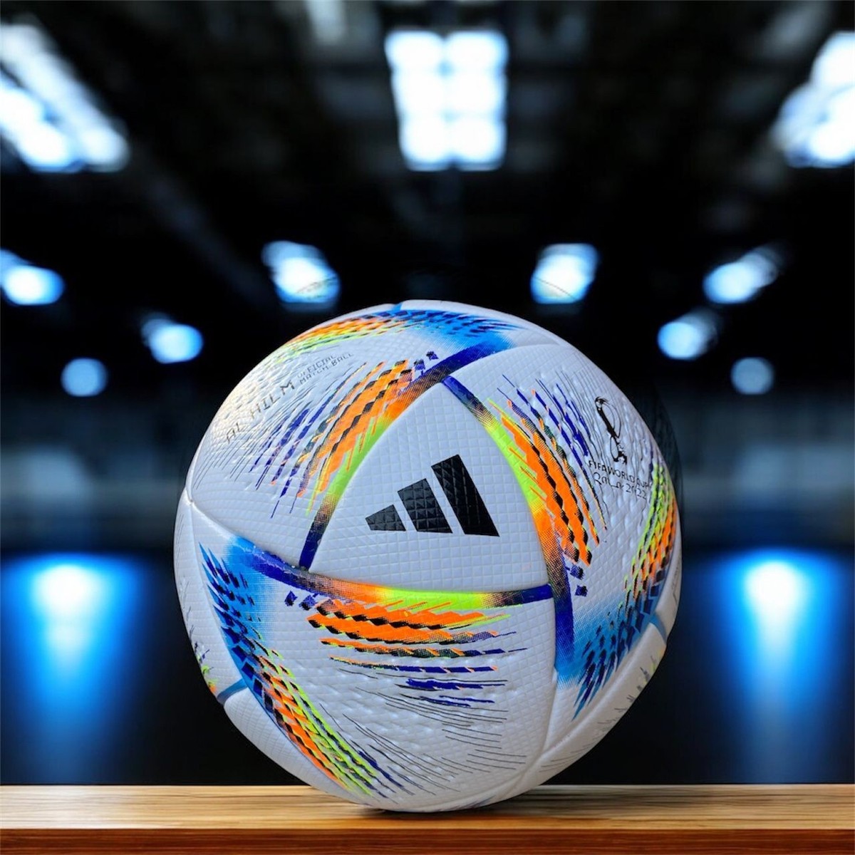 Adidas AL RIHLA FIFA World Cup Qatar 2022 Soccer Ball Size 5 | eBay