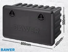 Bawer Under Cabinet Box 800X500X460 with Bracket Storage Box Trailer Box Tool