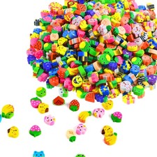 400PCS Mini Fun Erasers for Kids Bulk,Cute Assorted Novelty Pencil Erasers De...
