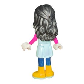 LEGO Friends Minifigure frnd244 EMMA Dk Blue Leggings Yellow  From # 41381