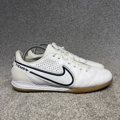 Nike React Tiempo Legend 9 Pro IC Men Size 9.5 White Black Gum Soccer DA1183-174