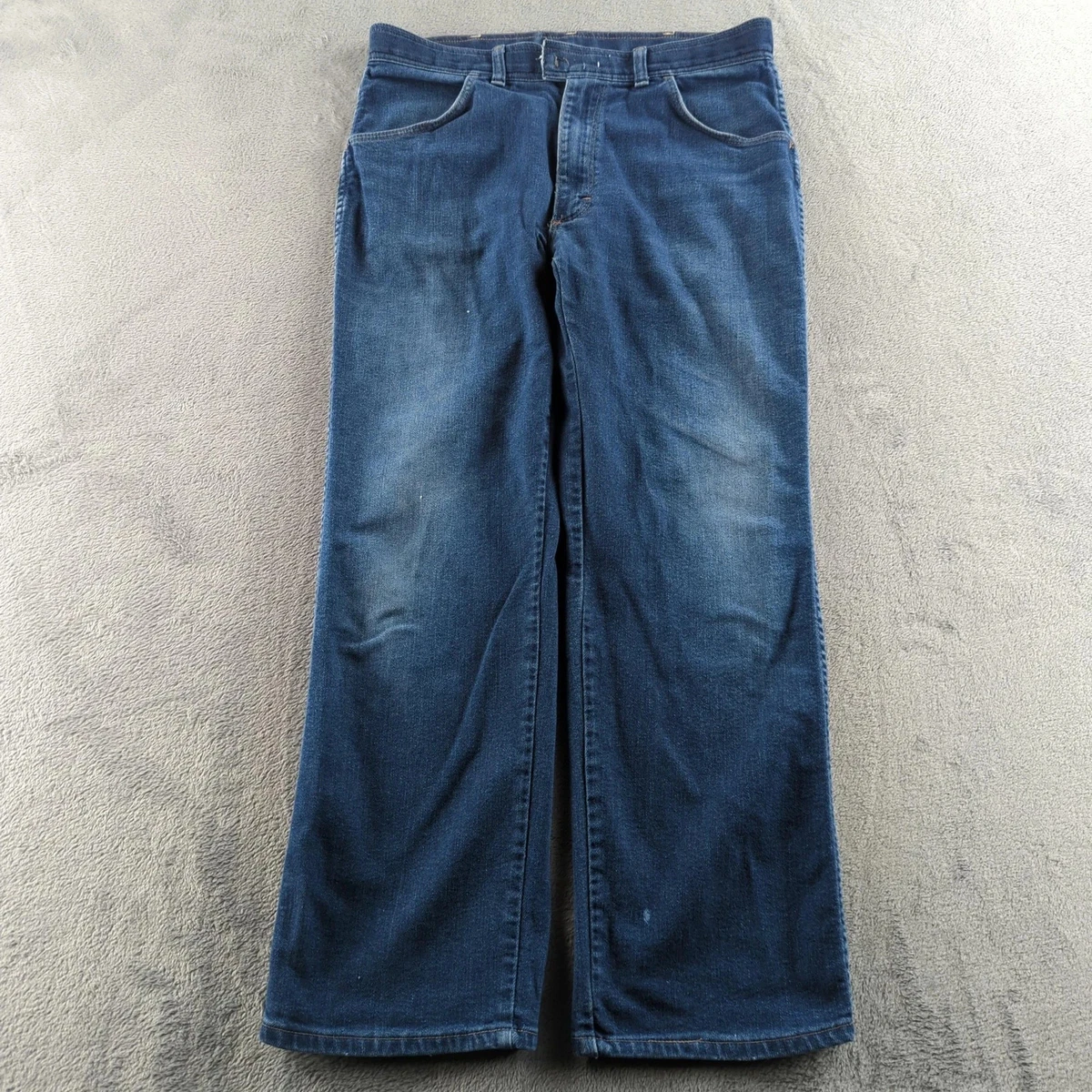 Jean Homme Wrangler 36x30 - Bleu Clair Denim - Coupe Relaxed - Occasion Très Bon état