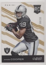 2015 Panini Clear Vision Rookie Variation Gold 4/10 Amari Cooper #103 va5