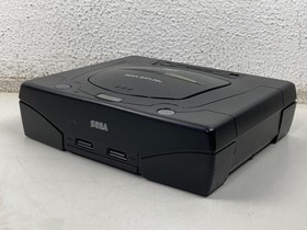 SEGA Saturn Black Model MK-80200A-50 Game Console European PAL Gray Key RARE
