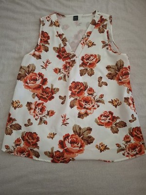 Shien Women's Floral Blouse Size Medium