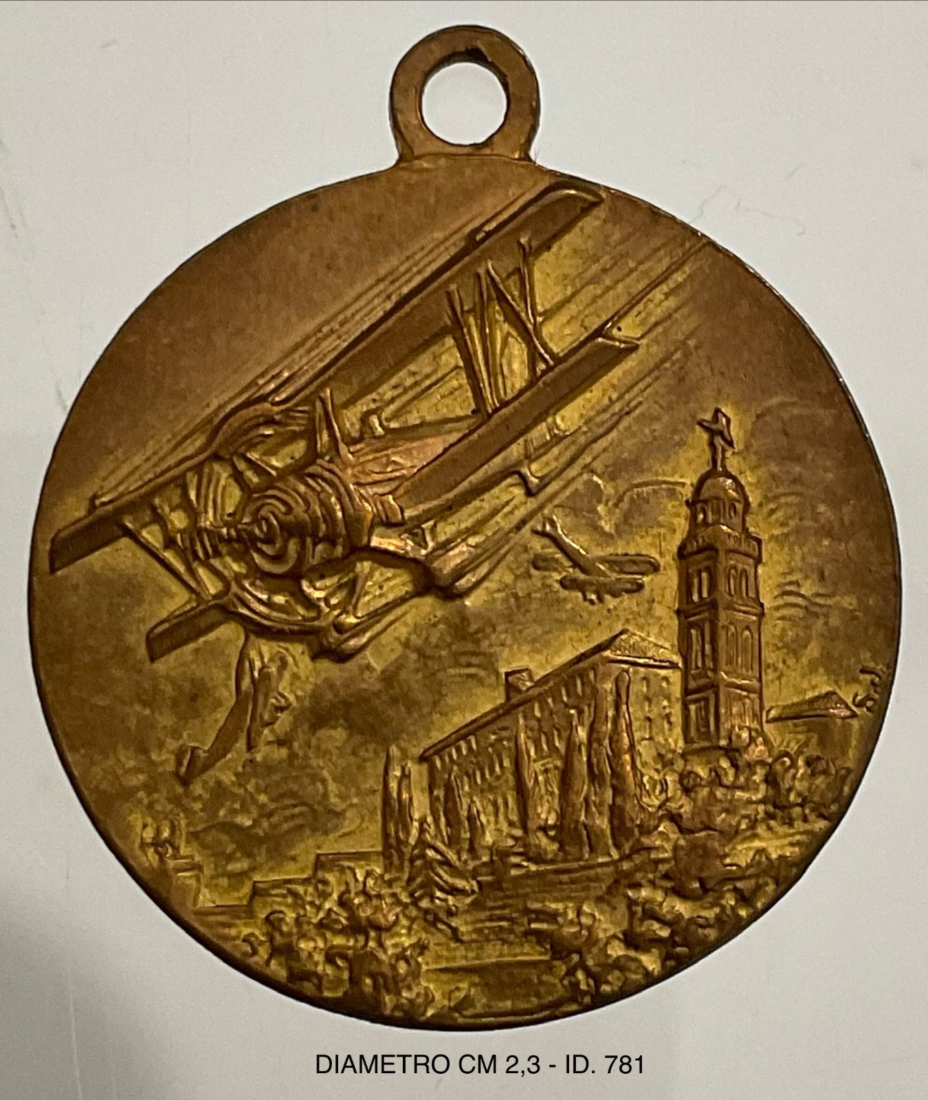 UDINE RUNA REALE UNIONE NAZIONALE AERONAUTICO G.D’ODORICO MED. AVIORADUNO 1937
