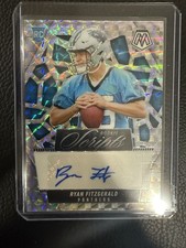 25 Panini Mosaic Ryan Fitzgerald Rookie Scripts Auto