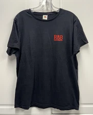 ROB Amsterdam Logo Short Sleeve Black T Shirt - Extra Large
