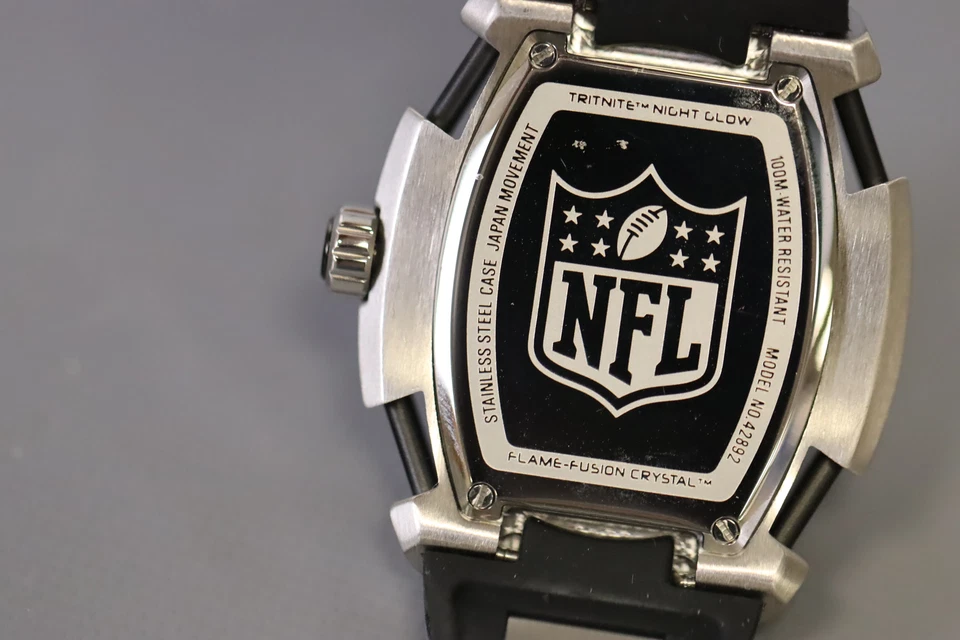 INVICTA NFL Dallas Cowboys Dama, 40 mm Acero Inoxidable, Aluminio, Silicona Negro Foto 4 de 4