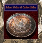 1887 BU+ Morgan Silver Dollar Stunning Multi-Color Target Toned Die Clashed!