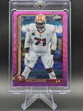 2025 Topps Chrome - Pink Wave #/250 Trent Williams #265 49ers