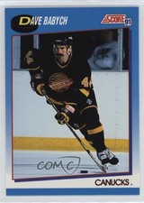 1991-92 Score Canadian Bilingual Dave Babych #584 8sr