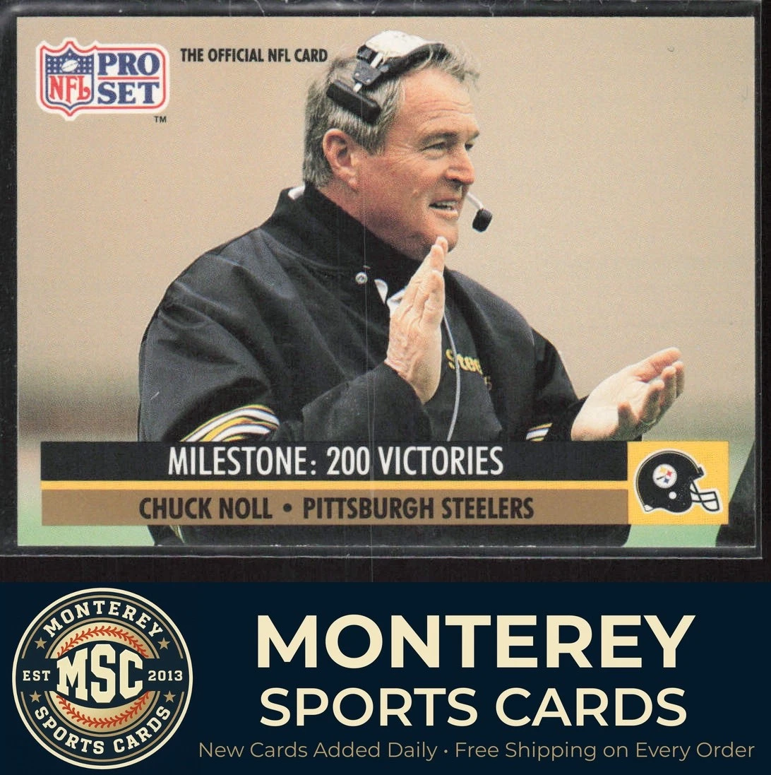 Pro Set Chuck Noll #23 Trading Card 1991 for sale | eBay