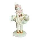 Fontaini Art Deco Ceramica Ceramic Figurine Figur Italian Girl  carlo Mollica