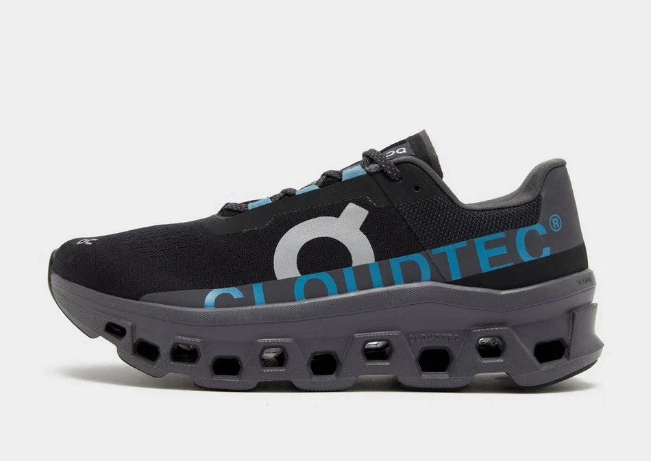 On Running Cloudmonster Shoes in Black
