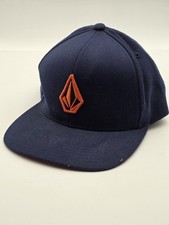 Volcom Cap Hat Snapback Blue Skate Surf Wool ...
