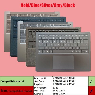 New For Microsoft Surface Laptop 3 4 13.5'' 1867 1868 1950 1951 Palmrest Keyboard