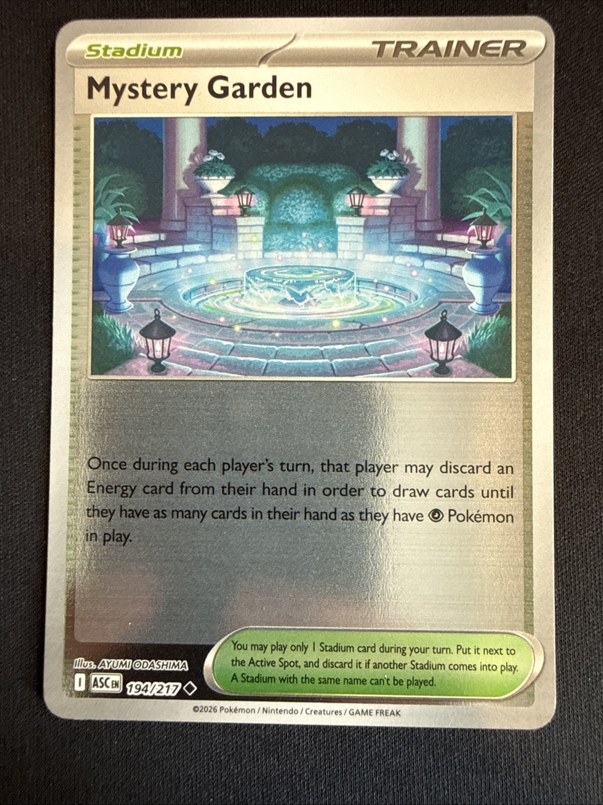 Mystery Garden 194/217 Me: Ascended Heroes Reverse Holo