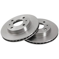 2 Bremsscheiben BelüFtet Ø 232 Mm 18 Mm A.B.S. FüR U.A. Nissan Almera