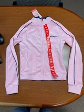 NWT - Juicy Couture Women's Cotton Velour Pickleball Jacket Size XS Pink
