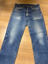 Wrangler 13MWZ W33 Vintage 80s 90s USA Made Broken Denim Jeans