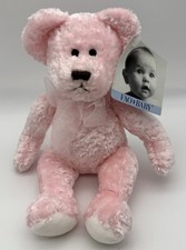 Vintage NWT FAO Schwarz Baby Pink Cuddle Teddy Bear 11  Plush Toy