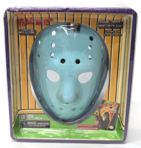 New NECA Friday The 13th NES Jason Prop Replica Glow In The Dark Mask 2014