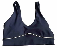 Sports Bra Wilo The Label Navy Womens Blue Small NEW NWT Australia $102 MSRP