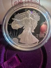 U.S. Mint 1995 American Eagle Proof 1 oz .999 Silver Coin Box COA Uncert