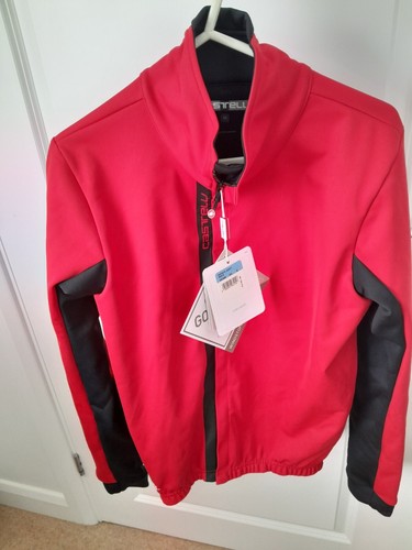 Castelli Herren Entrata Thermal Gore Tex Windstopper Winter Fahrrad Jacke Medium