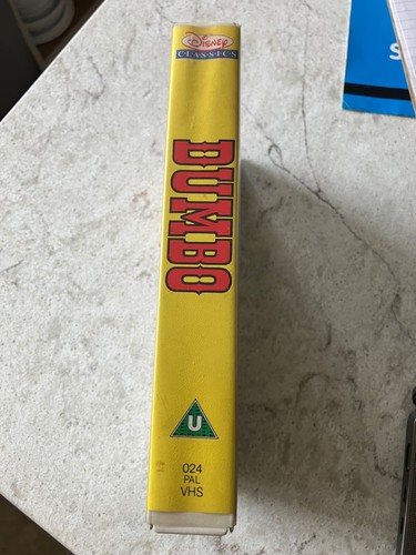 DUMBO Walt Disney Classic VHS Video - Rare Cover - Picture 2 of 5