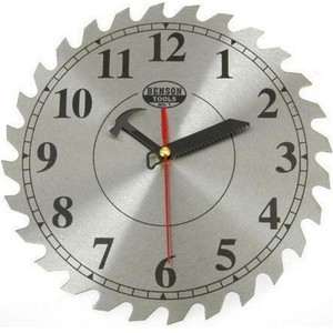 Kreissägeblatt Uhr Sägeblatt Wanduhr Werkstatt Büro Werkzeug