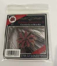 Mill Hill Holiday Ornaments ll Counted Glass Bead Kit POINSETTIA 2" x2" S5