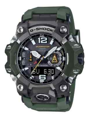 New Casio G-Shock Mudmaster Analog-Digital Green Men's Watch GWGB1000-3A - NEW