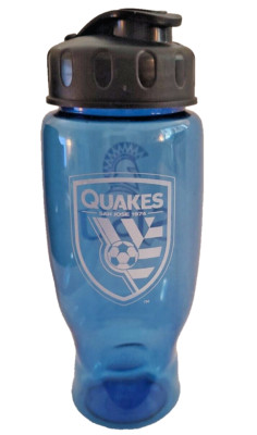San Jose State University Quakes Blue Plastic Water Bottle
