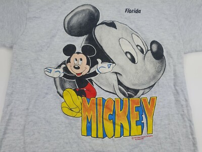 Vintage 80s 90s Clothing Mickey Mouse Walt Disney World Men Size