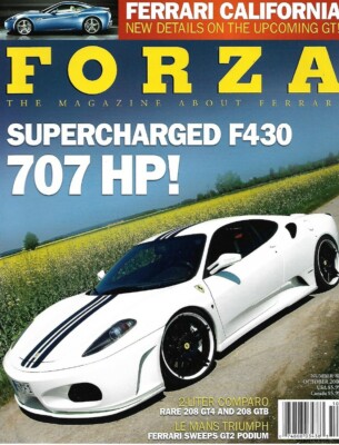 FORZA 2008 OCT - CALIFORNIA FERRARI, SUPERCH F430, 208 GT4, 208 GTB