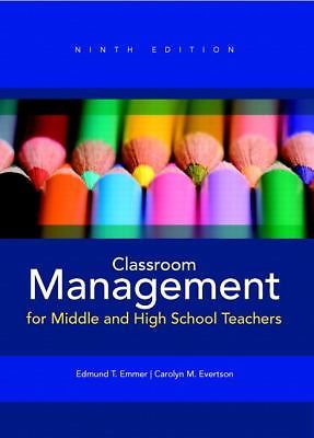 Classroom Management for Middle and High School Teachers Plus MyEducationLab...
