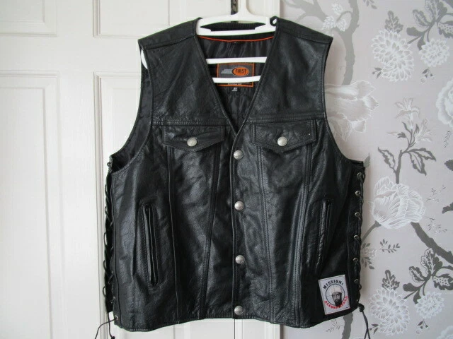 3x clearance leather vest
