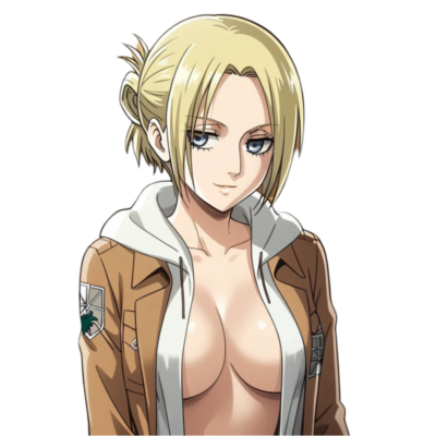 Annie Leonhart Attack on Titan Waifu Weatherproof Anime Sticker 6