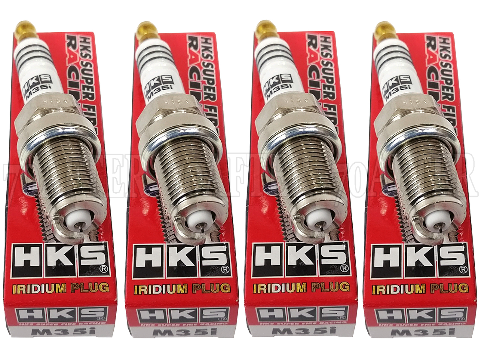 Set of 4 HKS  Mi Super Fire Racing Iridium Spark Plugs