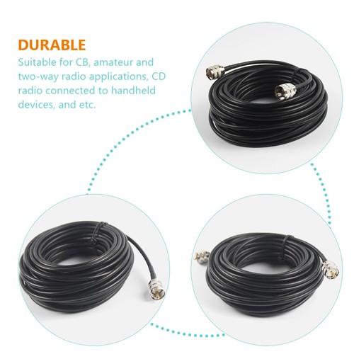 Kabel antenowy Kabel koncentryczny UHF Przewód zworkowy UHF- 259 Linia Rg58 Kabel - Zdjęcie 8 z 12