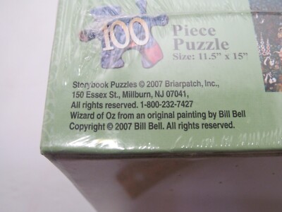 Briarpatch 2007 THE WIZARD OF OZ 100 Piece Storybook Puzzle