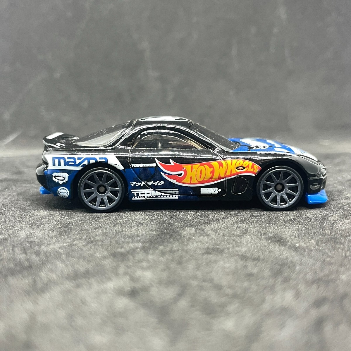 LOOSE 2019 HOT WHEELS '95 MAZDA RX-7 MAD MIKE BLACK HW SPEED