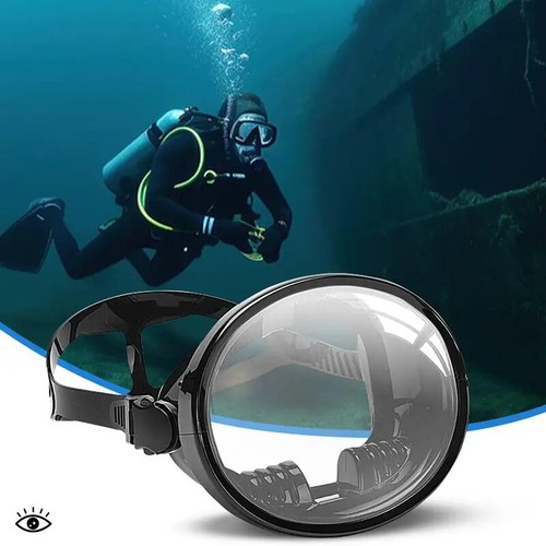 Taucherbrille Fischerbrille großes Gestell HD Freitauchmaske bestückte Maske