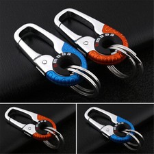 Buckle Carabiner Keychain Key Ring Stainless Steel Hook Lock Outdoor Climbing