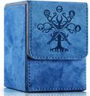 Navy Blue Tree MTG Commander Deck Box for 100+ Cards with Dividers