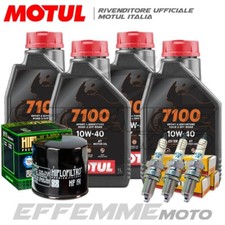 Tagliando TRIUMPH Speed Triple 955 1999 2000 2001 (4 7100 10W40 Filtro candele)