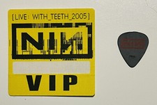 Nine Inch Nails Guitar Pick/Backstage Pass Combo